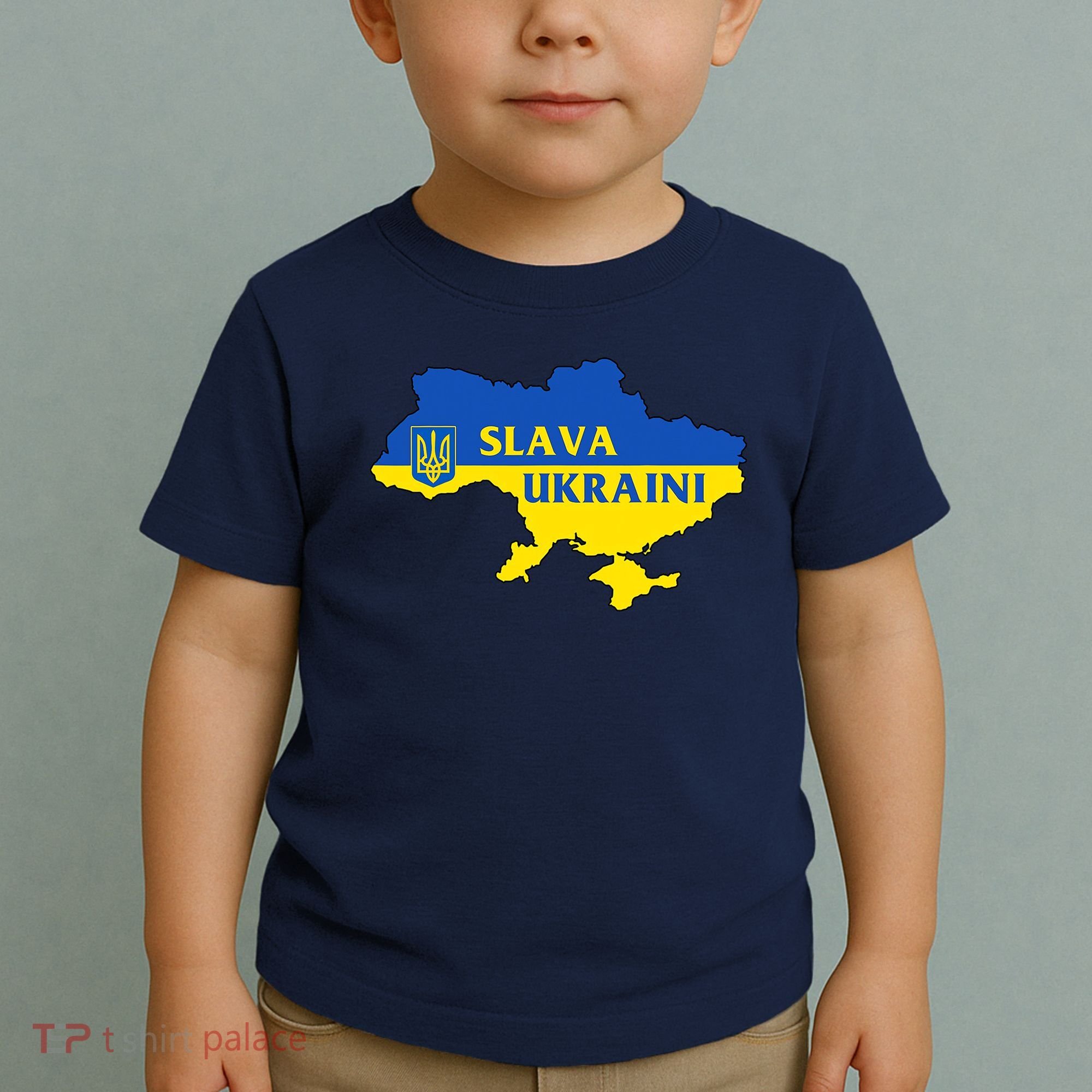 Slava Ukraini Glory To Ukraine Shirt Support Ukrainian Flag Toddler T-Shirt