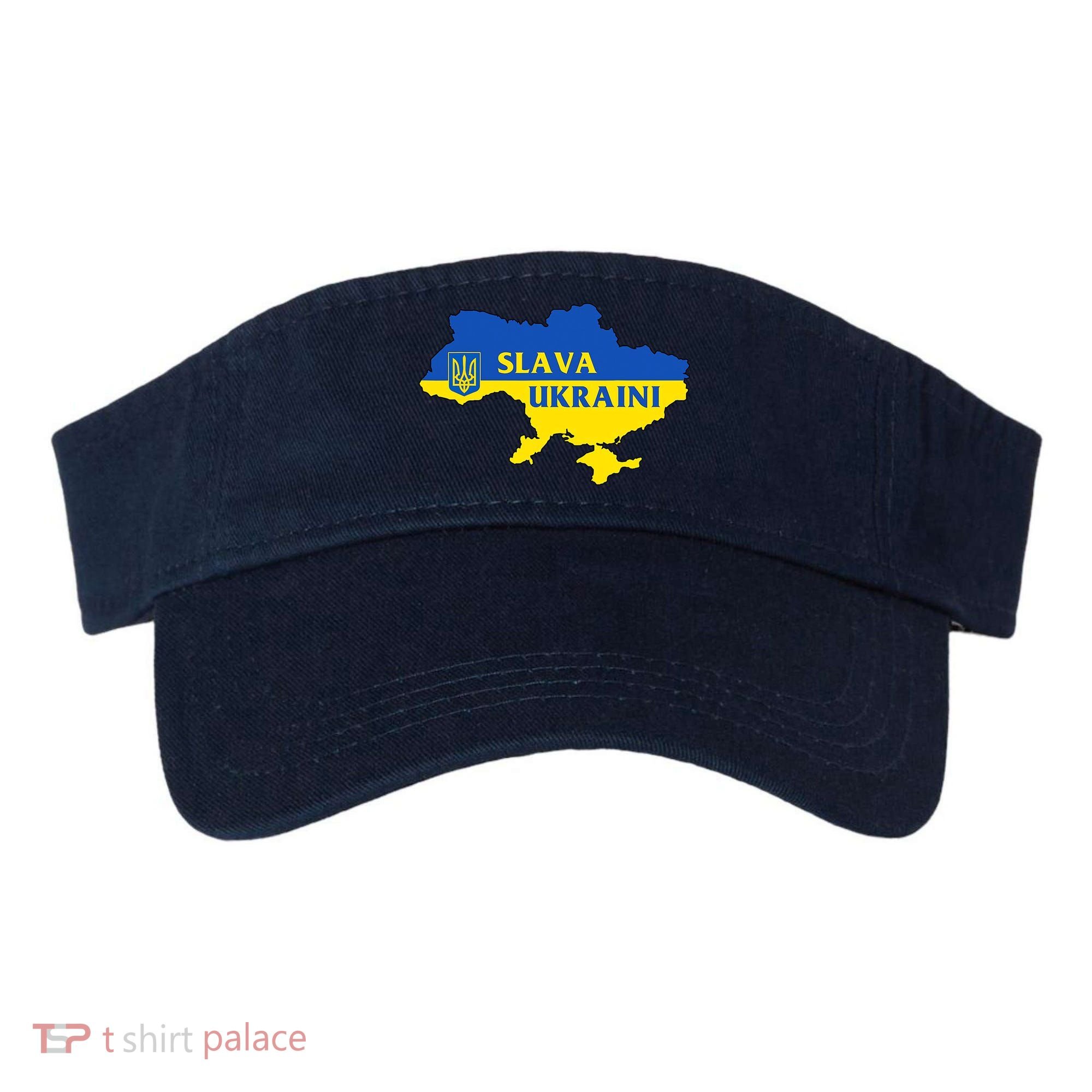 Slava Ukraini Glory To Ukraine Shirt Support Ukrainian Flag Visor