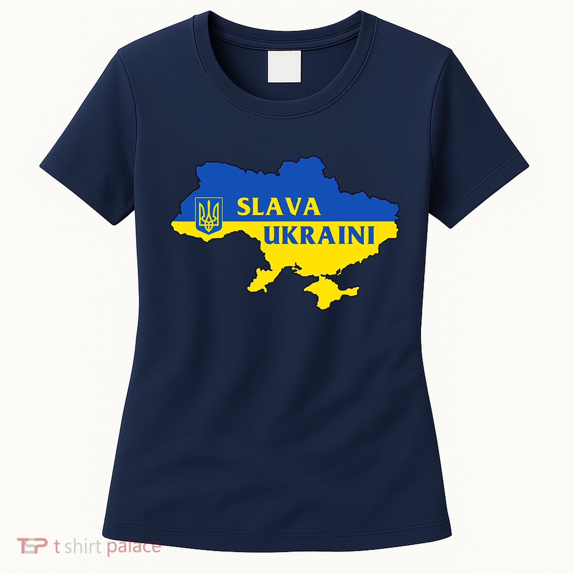 Slava Ukraini Glory To Ukraine Shirt Support Ukrainian Flag Women's T-Shirt