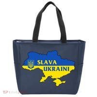 Slava Ukraini Glory To Ukraine Shirt Support Ukrainian Flag Tote Bag thumb 0