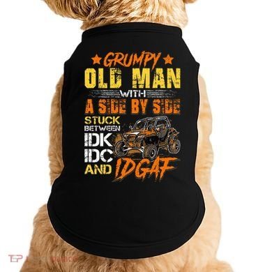 Sxs Utv Grumpy Old Man With Side By Side Doggie Tank