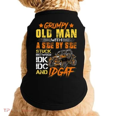 Sxs Utv Grumpy Old Man With Side By Side Doggie Tank