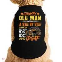 Sxs Utv Grumpy Old Man With Side By Side Doggie Tank thumb 0