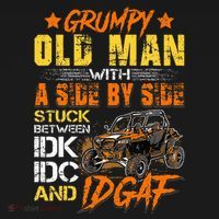Sxs Utv Grumpy Old Man With Side By Side Sweatshirt thumb 3