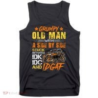 Sxs Utv Grumpy Old Man With Side By Side Tank Top thumb 0