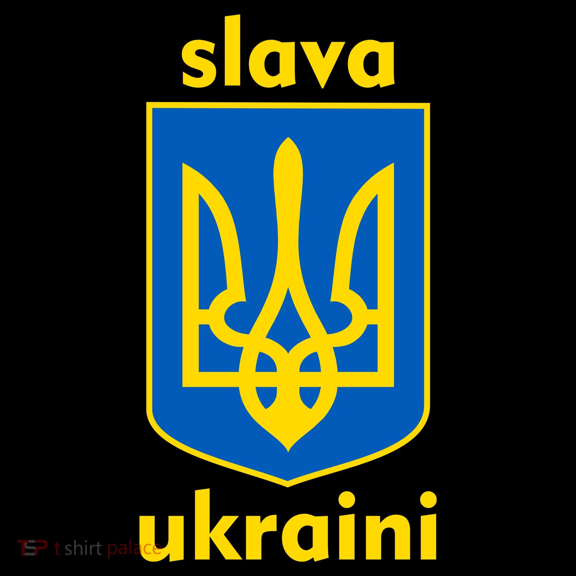 Slava Ukraini Glory To Ukraine Trident Stand Support Coffee Mug