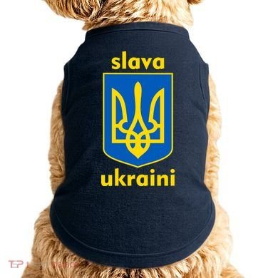 Slava Ukraini Glory To Ukraine Trident Stand Support Doggie Tank