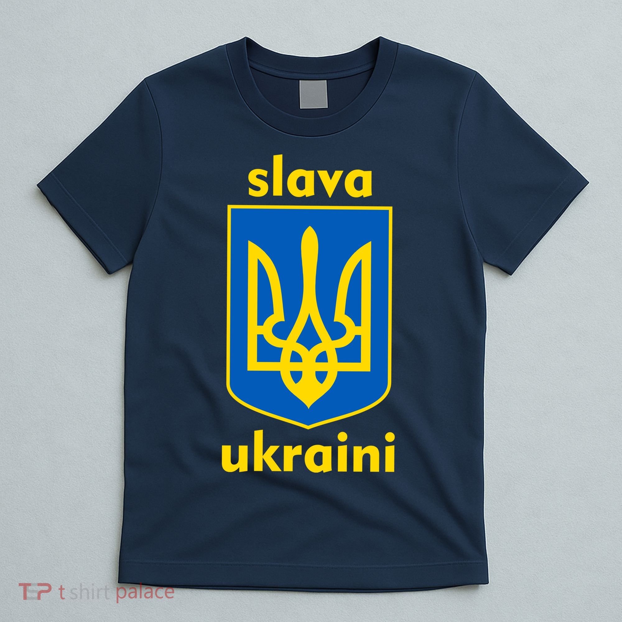 Slava Ukraini Glory To Ukraine Trident Stand Support T-Shirt