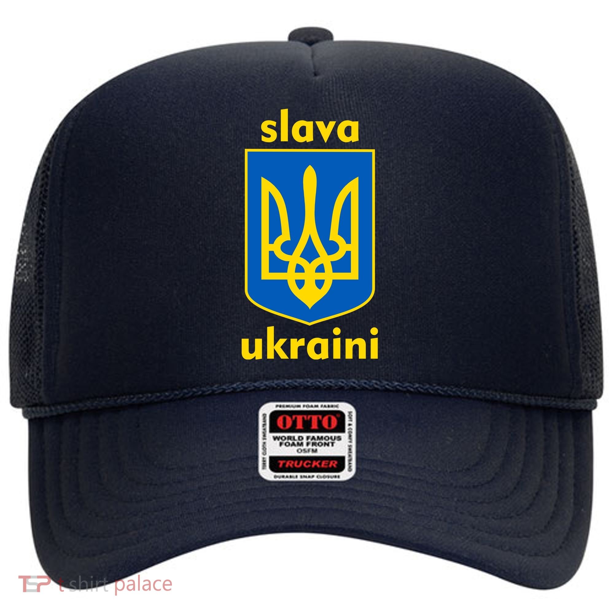 Slava Ukraini Glory To Ukraine Trident Stand Support Hat