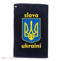 Slava Ukraini Glory To Ukraine Trident Stand Support Golf Towel thumb 0