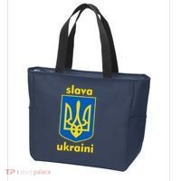 Slava Ukraini Glory To Ukraine Trident Stand Support Tote Bag thumb 3