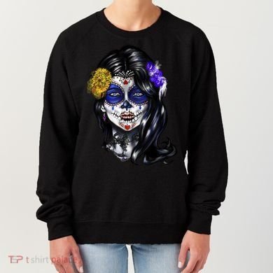 Sugar Face Front Women's Sweatshirt