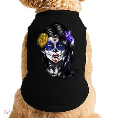 Sugar Face Front Doggie Tank