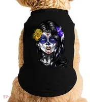 Sugar Face Front Doggie Tank thumb 0