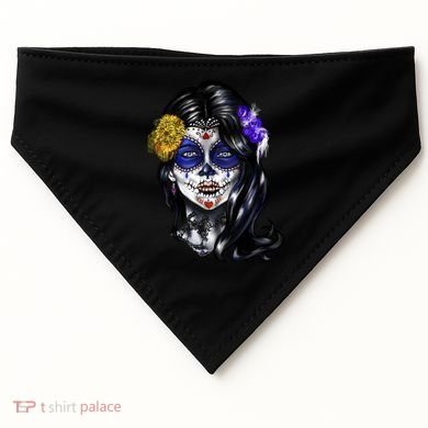 Sugar Face Front USA-Made Doggie Bandana
