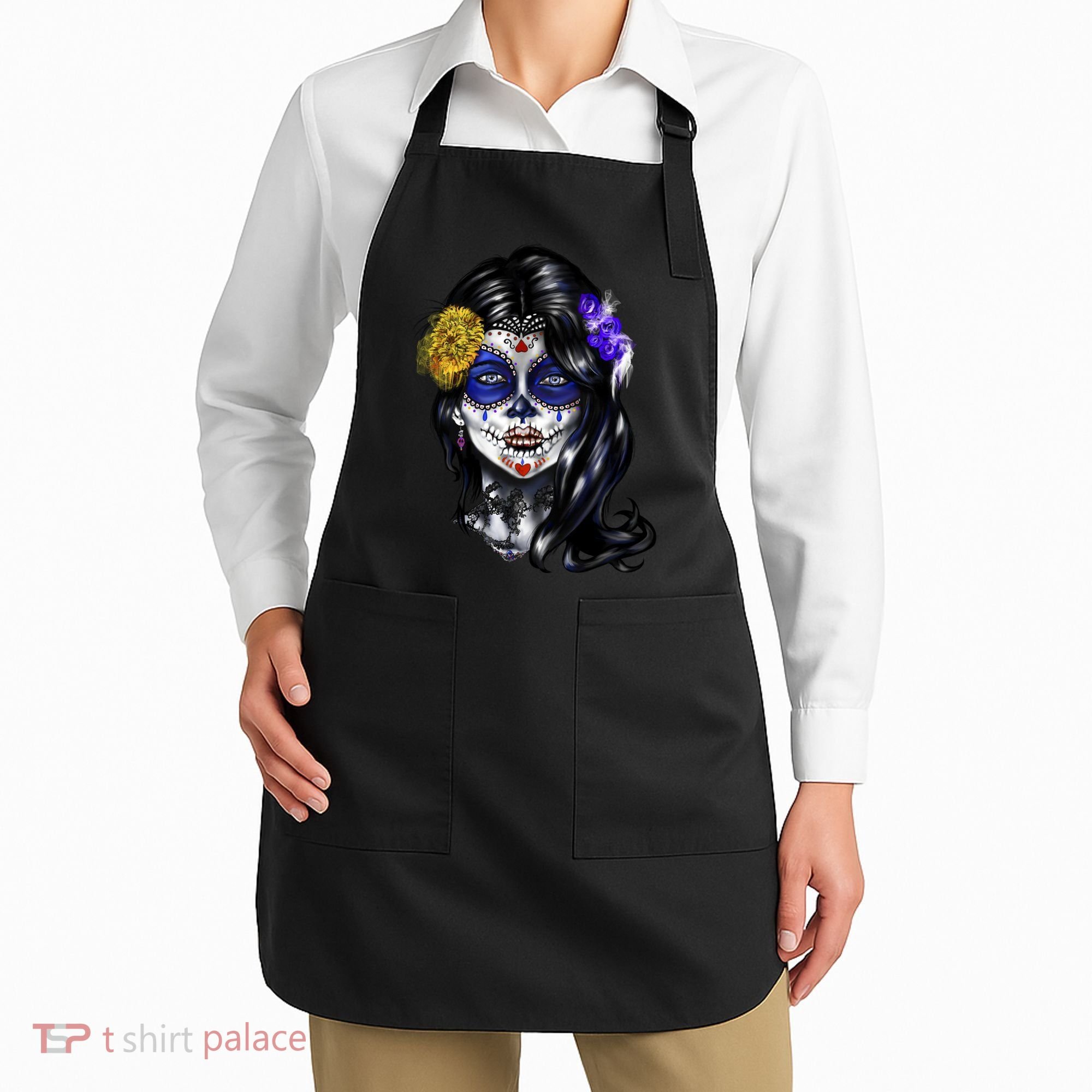 Sugar Face Front Apron