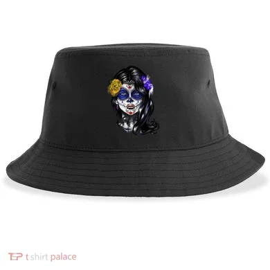 Sugar Face Front Sustainable Bucket Hat