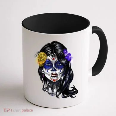 Sugar Face Front Coffee Mug back