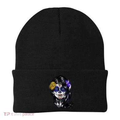 Sugar Face Front Beanie