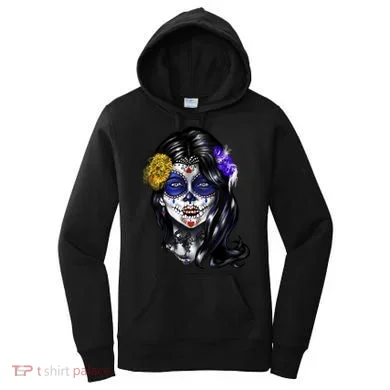 Sugar Face Front Women's Hoodie
