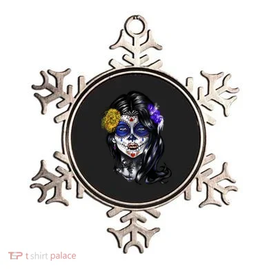 Sugar Face Front Ornament