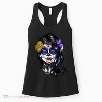 Sugar Face Front Women's Tank Top thumb 0