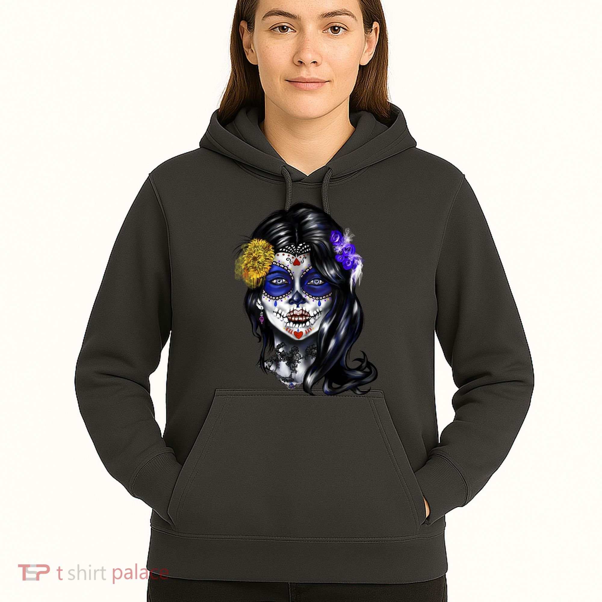 Sugar Face Front Hoodie