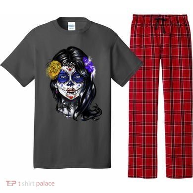 Sugar Face Front Pajama Set