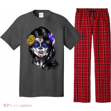 Sugar Face Front Pajama Set