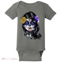 Sugar Face Front Baby Bodysuit thumb 0