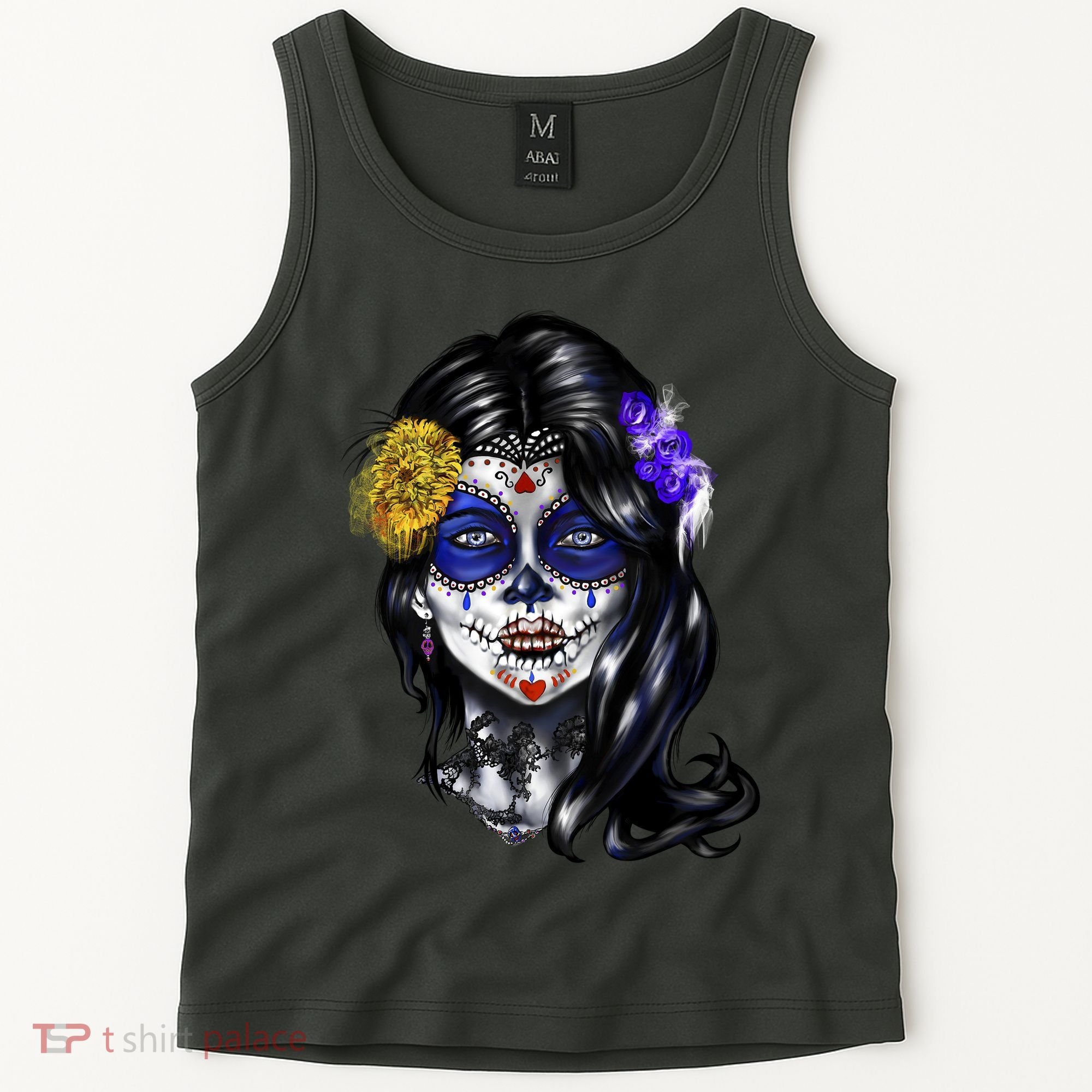 Sugar Face Front Tank Top