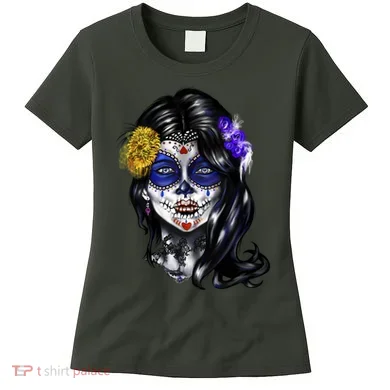 Sugar Face Front Women's T-Shirt