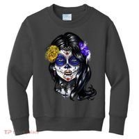 Sugar Face Front Kids Sweatshirt thumb 0