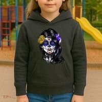 Sugar Face Front Kids Hoodie thumb 3