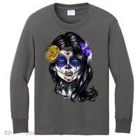 Sugar Face Front Kids Long Sleeve Shirt thumb 0