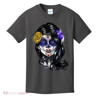 Sugar Face Front Kids T-Shirt