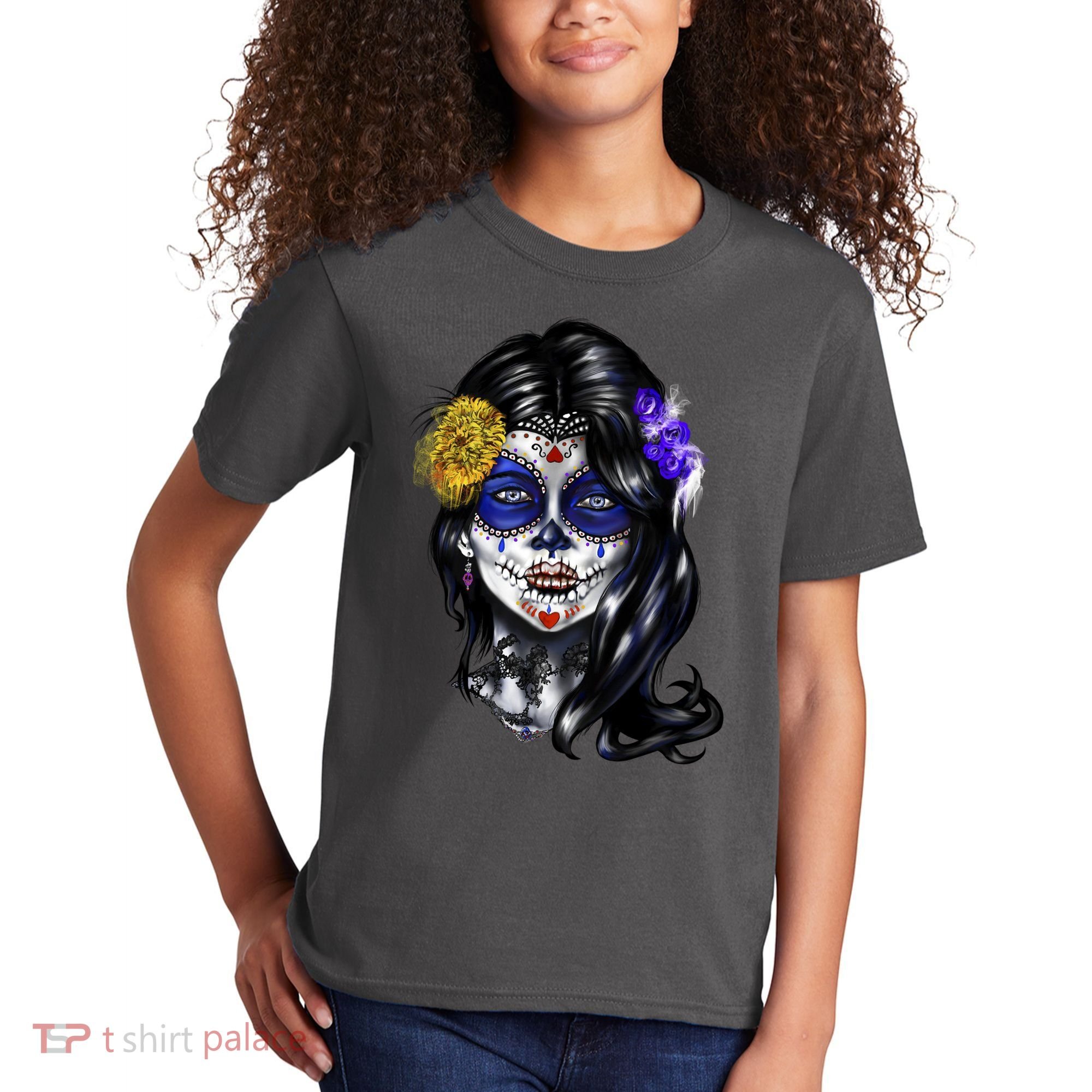 Sugar Face Front Kids T-Shirt