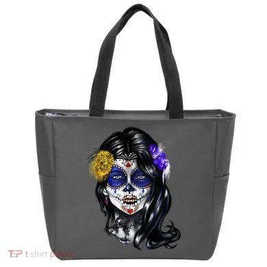 Sugar Face Front Tote Bag