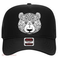 Sugar Flower Grey Style Panda Bear Hat thumb 0