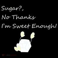 Sugar No Thanks I'm Sweet Enough Ornament thumb 1