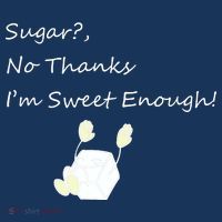 Sugar No Thanks I'm Sweet Enough Women's Hoodie thumb 2