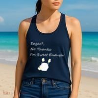 Sugar No Thanks I'm Sweet Enough Women's Tank Top thumb 2