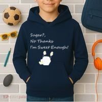 Sugar No Thanks I'm Sweet Enough Kids Hoodie thumb 2