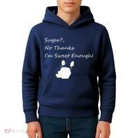Sugar No Thanks I'm Sweet Enough Kids Hoodie thumb 4