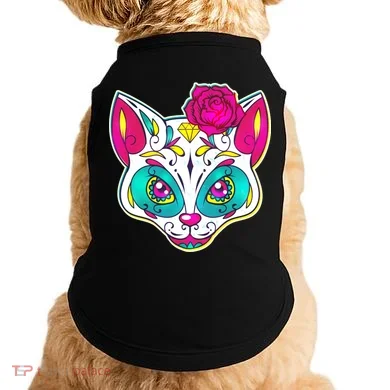 Sugar Skull Cat Doggie Tank