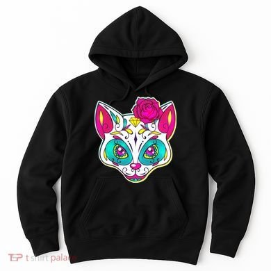 Sugar Skull Cat Hoodie