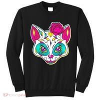 Sugar Skull Cat Sweatshirt thumb 0