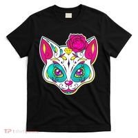 Sugar Skull Cat T-Shirt thumb 0
