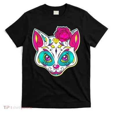Sugar Skull Cat T-Shirt