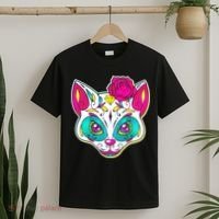 Sugar Skull Cat T-Shirt thumb 2